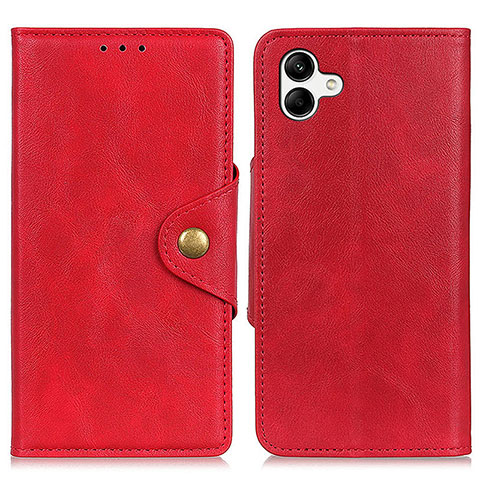 Funda de Cuero Cartera con Soporte Carcasa N06P para Samsung Galaxy A04 4G Rojo