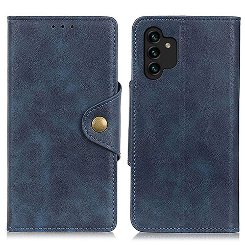 Funda de Cuero Cartera con Soporte Carcasa N06P para Samsung Galaxy A13 4G Azul