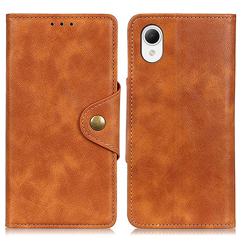 Funda de Cuero Cartera con Soporte Carcasa N06P para Samsung Galaxy A23 5G SC-56C Marron