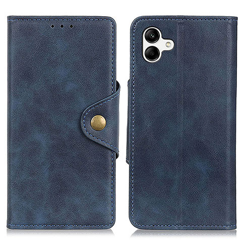 Funda de Cuero Cartera con Soporte Carcasa N06P para Samsung Galaxy F04 Azul