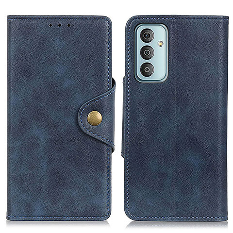 Funda de Cuero Cartera con Soporte Carcasa N06P para Samsung Galaxy F23 5G Azul