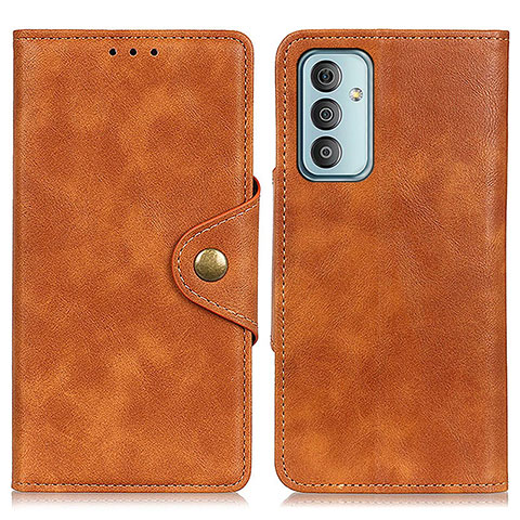 Funda de Cuero Cartera con Soporte Carcasa N06P para Samsung Galaxy F23 5G Marron