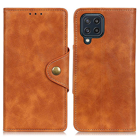 Funda de Cuero Cartera con Soporte Carcasa N06P para Samsung Galaxy M32 4G Marron