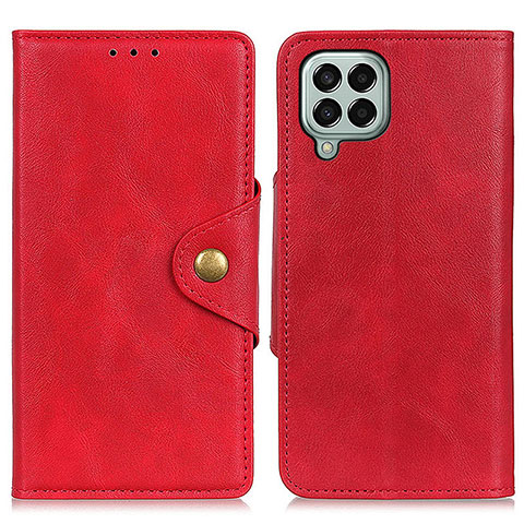 Funda de Cuero Cartera con Soporte Carcasa N06P para Samsung Galaxy M33 5G Rojo