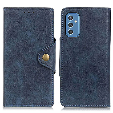 Funda de Cuero Cartera con Soporte Carcasa N06P para Samsung Galaxy M52 5G Azul