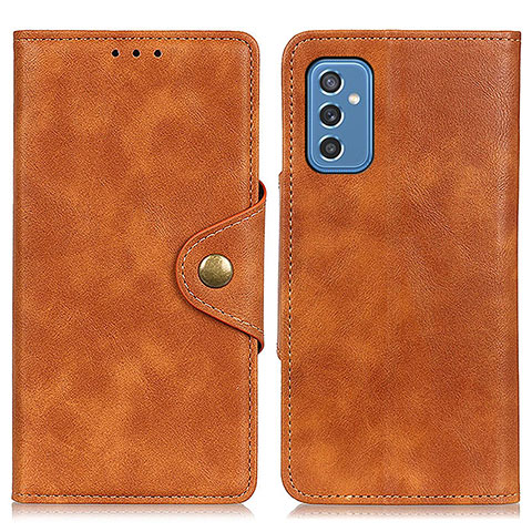 Funda de Cuero Cartera con Soporte Carcasa N06P para Samsung Galaxy M52 5G Marron