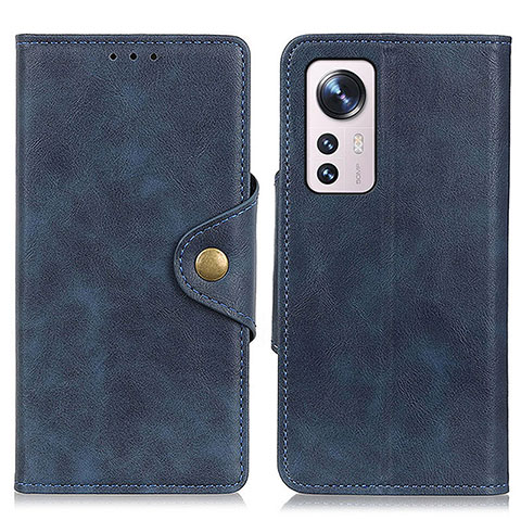 Funda de Cuero Cartera con Soporte Carcasa N06P para Xiaomi Mi 12 Lite 5G Azul