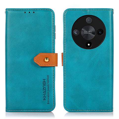 Funda de Cuero Cartera con Soporte Carcasa N07P para Huawei Honor Magic6 Lite 5G Cian