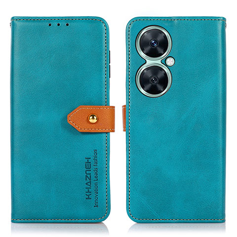 Funda de Cuero Cartera con Soporte Carcasa N07P para Huawei Nova 11i Cian