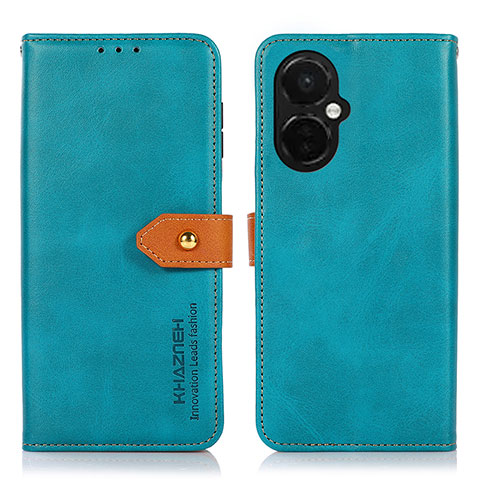 Funda de Cuero Cartera con Soporte Carcasa N07P para OnePlus Nord CE 3 Lite 5G Cian