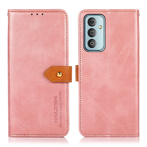 Funda de Cuero Cartera con Soporte Carcasa N07P para Samsung Galaxy F13 4G Rosa