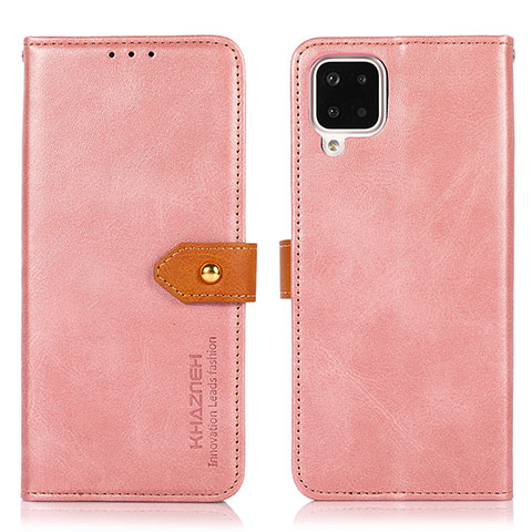 Funda de Cuero Cartera con Soporte Carcasa N07P para Samsung Galaxy M12 Rosa