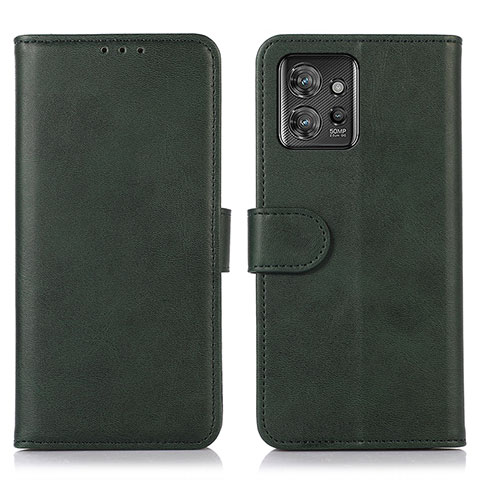 Funda de Cuero Cartera con Soporte Carcasa N08P para Motorola ThinkPhone 5G Verde