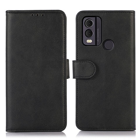 Funda de Cuero Cartera con Soporte Carcasa N08P para Nokia C22 Negro