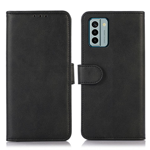 Funda de Cuero Cartera con Soporte Carcasa N08P para Nokia G22 Negro