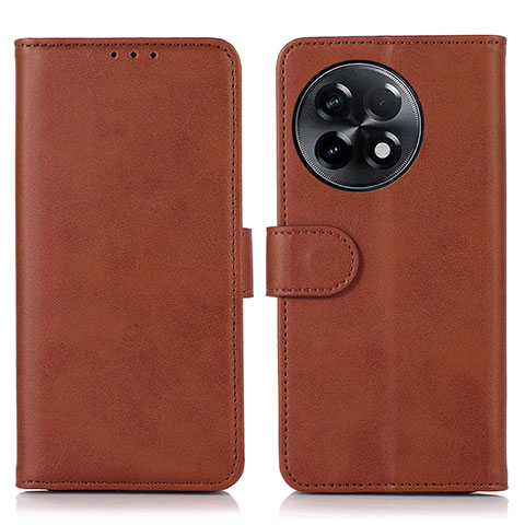 Funda de Cuero Cartera con Soporte Carcasa N08P para OnePlus 11R 5G Marron