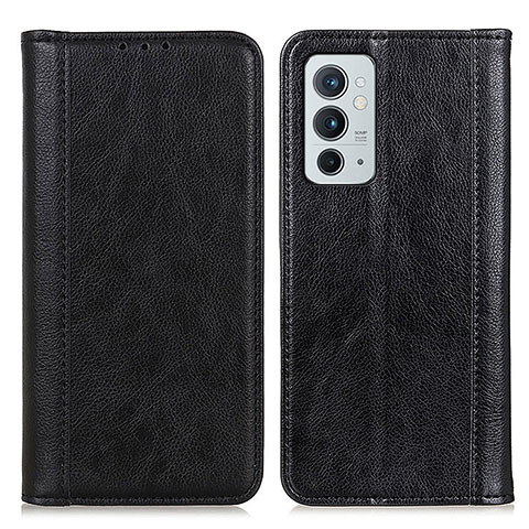 Funda de Cuero Cartera con Soporte Carcasa N08P para OnePlus 9RT 5G Negro