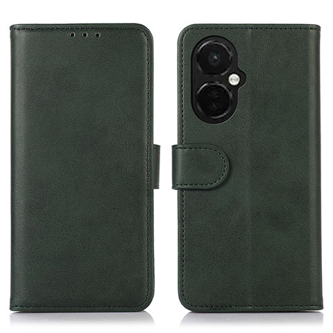 Funda de Cuero Cartera con Soporte Carcasa N08P para OnePlus Nord CE 3 5G Verde