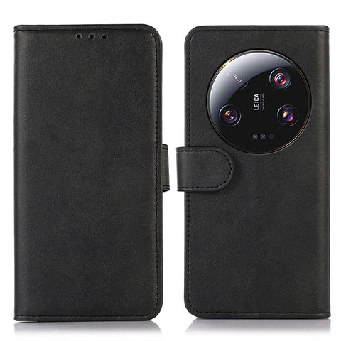 Funda de Cuero Cartera con Soporte Carcasa N08P para Xiaomi Mi 13 Ultra 5G Negro