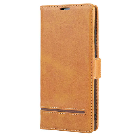 Funda de Cuero Cartera con Soporte Carcasa N11 para Samsung Galaxy Note 20 5G Marron Claro