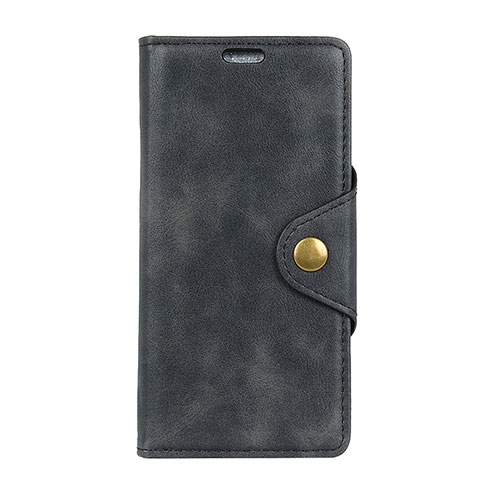 Funda de Cuero Cartera con Soporte Carcasa para HTC Desire 12 Plus Negro