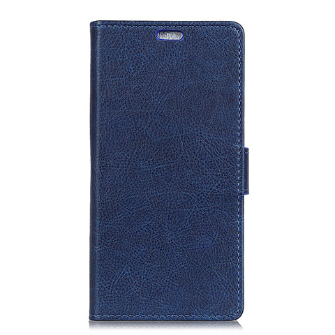 Funda de Cuero Cartera con Soporte Carcasa para HTC U11 Eyes Azul