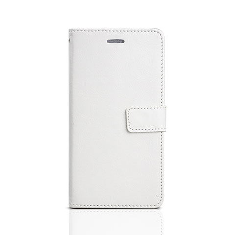 Funda de Cuero Cartera con Soporte Carcasa para Huawei Enjoy 8e Lite Blanco