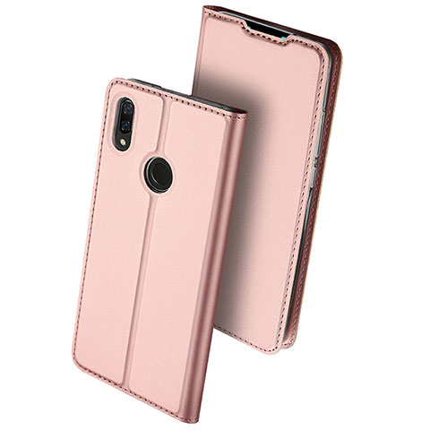 Funda de Cuero Cartera con Soporte Carcasa para Huawei Enjoy 9 Plus Oro Rosa