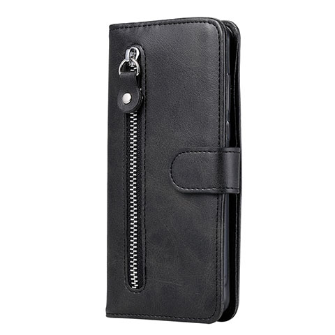 Funda de Cuero Cartera con Soporte Carcasa para Huawei Honor 9A Negro