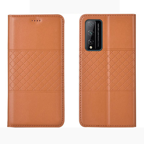 Funda de Cuero Cartera con Soporte Carcasa para Huawei Honor Play4T Pro Naranja