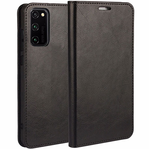 Funda de Cuero Cartera con Soporte Carcasa para Huawei Honor View 30 5G Negro