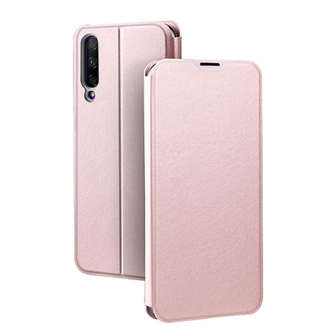 Funda de Cuero Cartera con Soporte Carcasa para Huawei P Smart Pro (2019) Oro Rosa