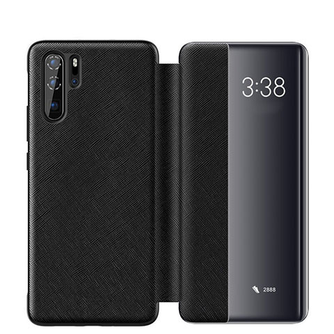 Funda de Cuero Cartera con Soporte Carcasa para Huawei P30 Pro New Edition Negro