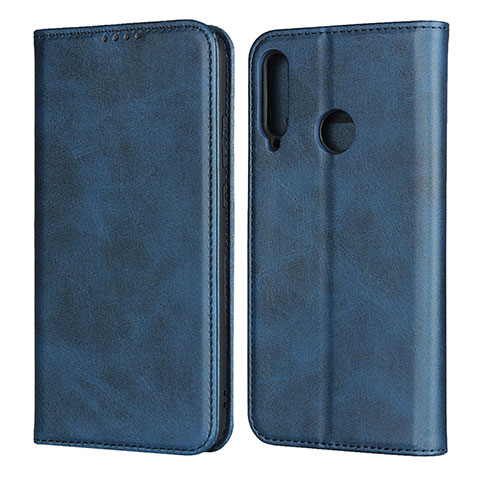 Funda de Cuero Cartera con Soporte Carcasa para Huawei P40 Lite E Azul