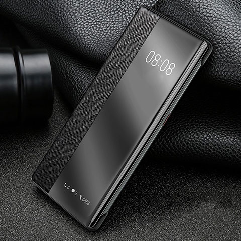 Funda de Cuero Cartera con Soporte Carcasa para Huawei P40 Negro