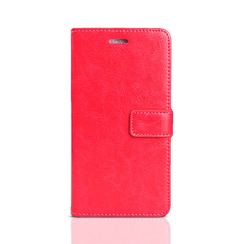 Funda de Cuero Cartera con Soporte Carcasa para Huawei Y5 Prime (2018) Rojo