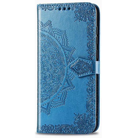 Funda de Cuero Cartera con Soporte Carcasa para LG Stylo 6 Azul Cielo