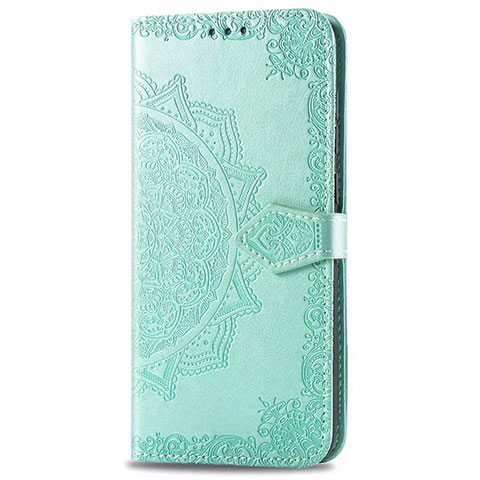 Funda de Cuero Cartera con Soporte Carcasa para LG Stylo 6 Menta Verde