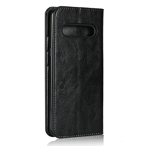 Funda de Cuero Cartera con Soporte Carcasa para LG V60 ThinQ 5G Negro