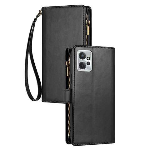 Funda de Cuero Cartera con Soporte Carcasa para Motorola Moto G Power 5G (2023) Negro