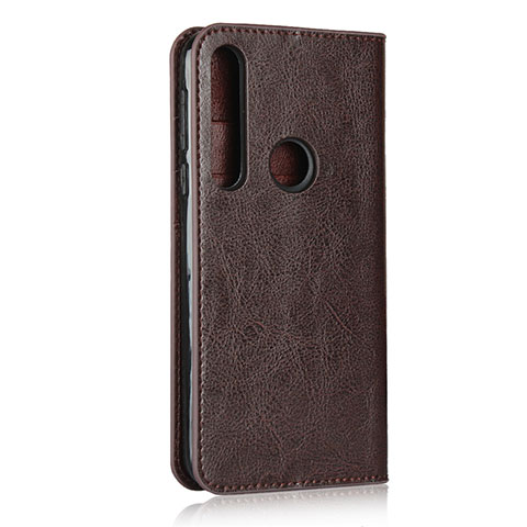 Funda de Cuero Cartera con Soporte Carcasa para Motorola Moto G8 Play Marron