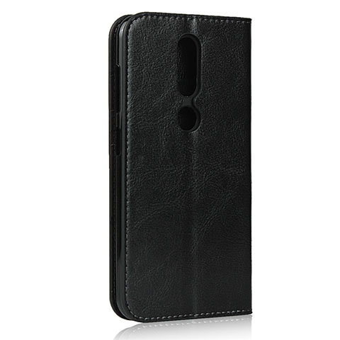 Funda de Cuero Cartera con Soporte Carcasa para Nokia 4.2 Negro