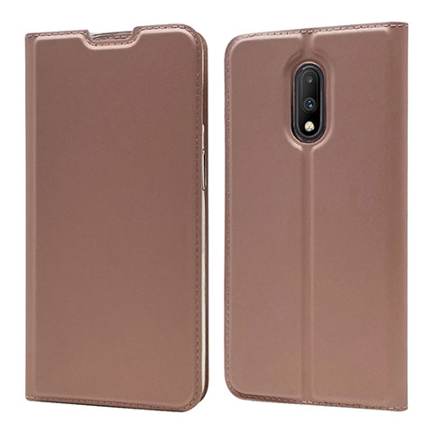 Funda de Cuero Cartera con Soporte Carcasa para OnePlus 7 Oro Rosa