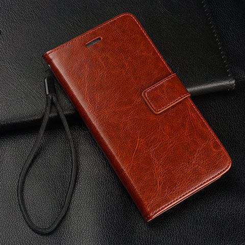 Funda de Cuero Cartera con Soporte Carcasa para Oppo Reno Ace Marron