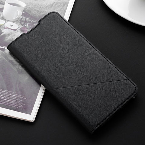 Funda de Cuero Cartera con Soporte Carcasa para Oppo Reno2 Negro