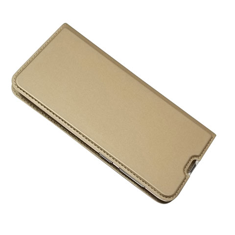 Funda de Cuero Cartera con Soporte Carcasa para Samsung Galaxy A30S Oro