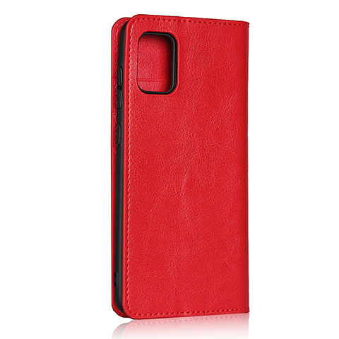 Funda de Cuero Cartera con Soporte Carcasa para Samsung Galaxy A31 Rojo