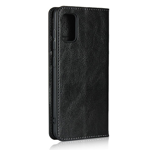 Funda de Cuero Cartera con Soporte Carcasa para Samsung Galaxy A41 Negro