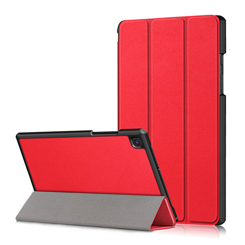 Funda de Cuero Cartera con Soporte Carcasa para Samsung Galaxy Tab A7 4G 10.4 SM-T505 Rojo