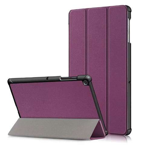 Funda de Cuero Cartera con Soporte Carcasa para Samsung Galaxy Tab S5e 4G 10.5 SM-T725 Morado